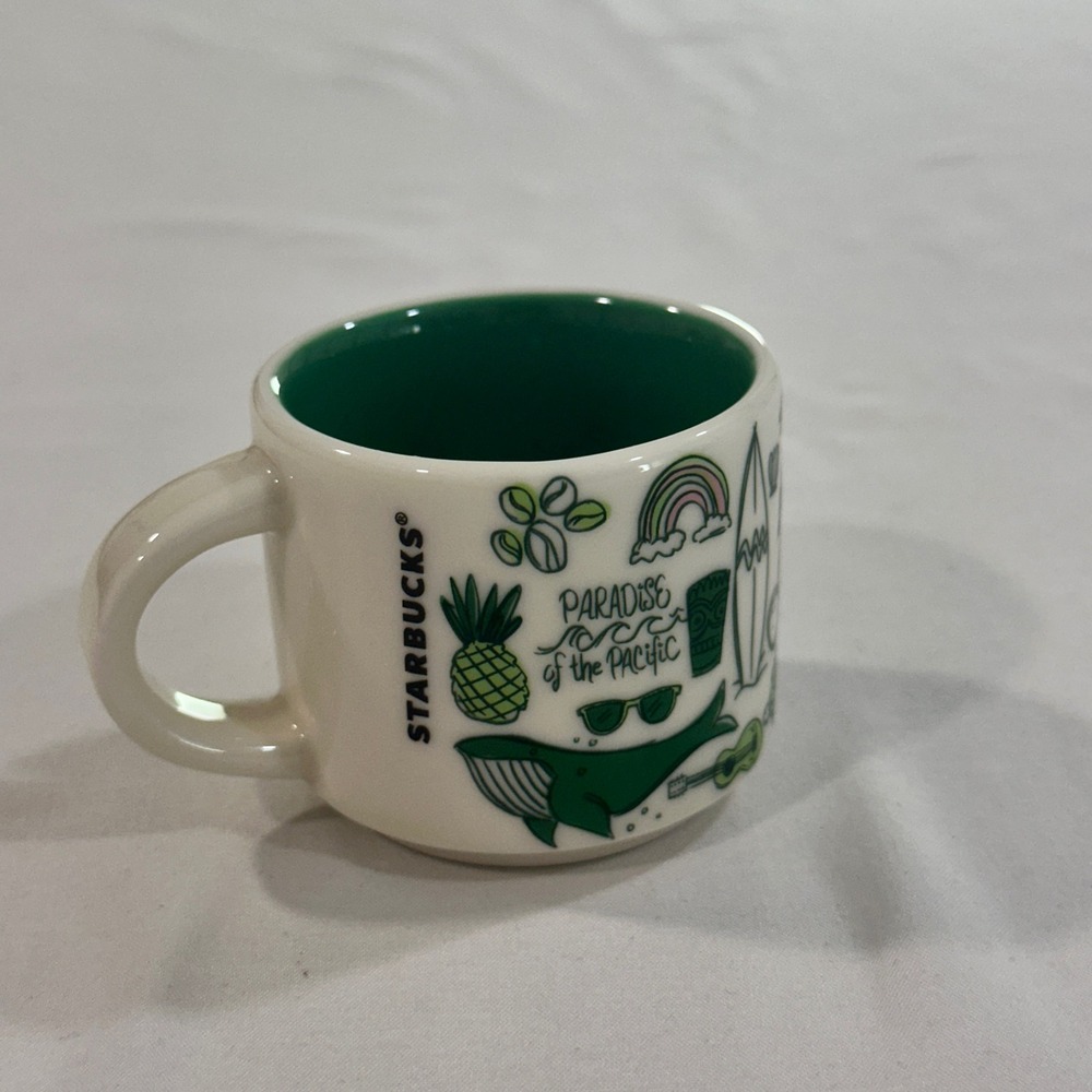 Starbucks Hawaii Been There Series Espresso Mug 2oz Mini Cup Paradise Pacific